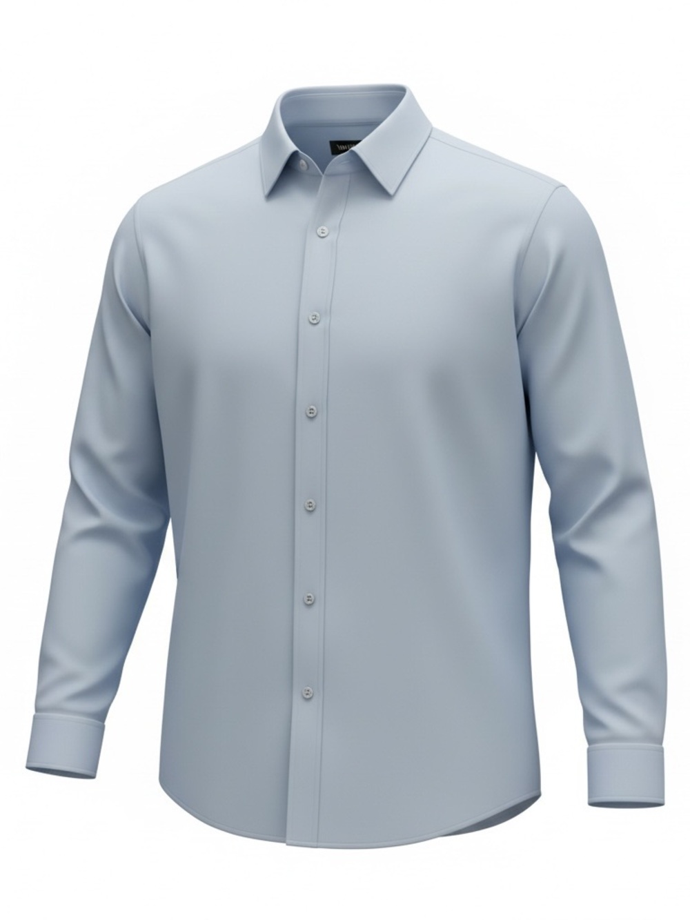 Van Heusen Men’s Blue Micro Poplin Dress Shirt - Size 32/33